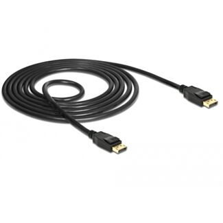 DeLOCK 85507 cavo DisplayPort 0,5 m Bianco