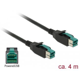 DeLOCK 85495 power cable Black 4 m PoweredUSB