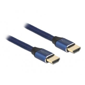 DeLOCK Cavo HDMI ad altissima velocità 48 Gbps 8K 60 Hz da blu 1 m certificato