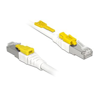 DeLOCK 85330 cavo di rete Bianco 0,5 m Cat6a S/FTP (S-STP)
