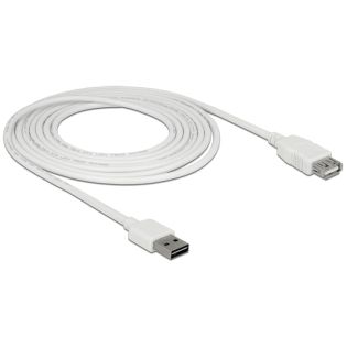 DeLOCK 85201 cavo USB USB 2.0 3 m USB A Bianco