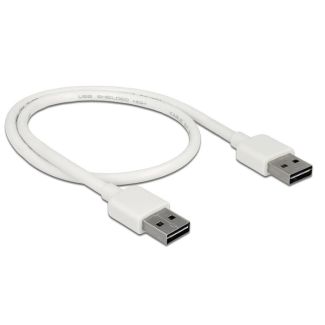 DeLOCK 85192 USB cable USB 2.0 0.5 m USB A White