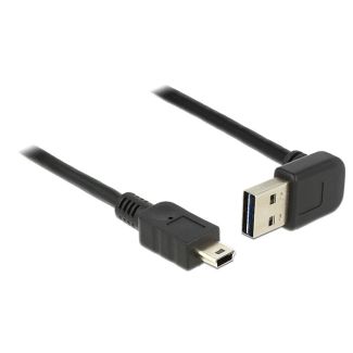 DeLOCK 85184 USB cable USB 2.0 0.5 m USB A Mini-USB B Black