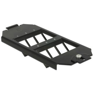 DeLOCK 86280 kit di fissaggio Nero Metallo