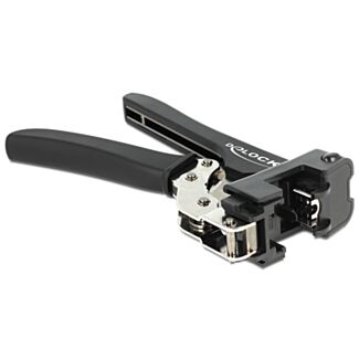 DeLOCK 86211 pinza crimpatrice Nero