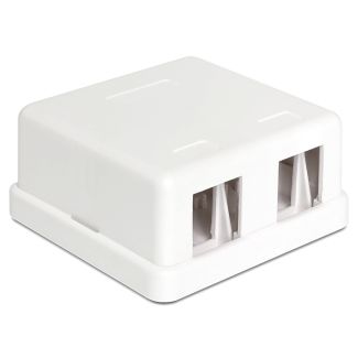 DeLOCK 86207 cavo di collegamento 2x Keystone Bianco