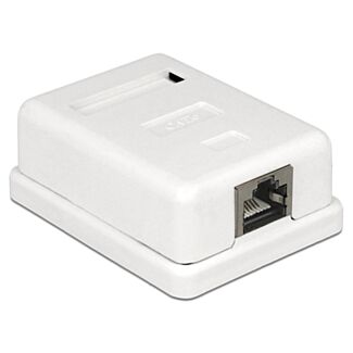 DeLOCK 86169 presa energia RJ-45 Bianco