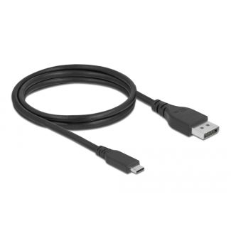 DeLOCK Cavo bidirezionale USB Type-C per DisplayPort (DP Alt Mode) 8K 60 Hz 1,5 m DP 8K certificato 8K