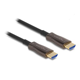 DeLOCK Cavo HDMI ottico attivo con armatura metallica 8K 60 Hz da 20 m