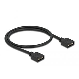 DeLOCK Cavo di collegamento RGB a 4 pin per illuminazione a LED 12 V RGB da 30 cm