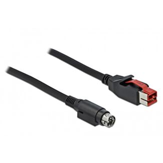 DeLOCK Cavo PoweredUSB maschio 24 V > Mini-DIN a 3 pin maschio 2 m per stampanti e terminali POS