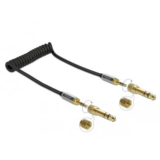 DeLOCK 85836 audio cable 1 m 3.5mm Black