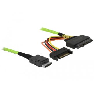 DeLOCK 85802 Serial Attached SCSI (SAS) cable 0.5 m 32 Gbit/s Black, Green, Red, Yellow