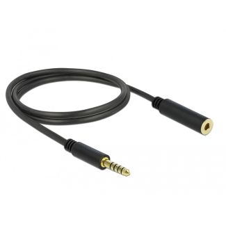 DeLOCK 85796 audio cable 1 m 4.4mm Black
