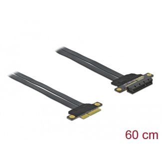 DeLOCK Riser Card PCI Express x4 to x4 with flexible cable 60 cm