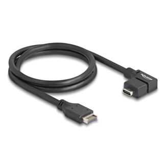 DeLOCK Cavo USB 10 Gbps Key A 20 pin maschio per USB Type-C femmina ad angolo da 70 cm
