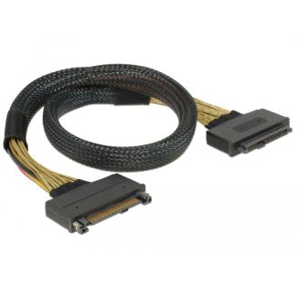 DeLOCK 85738 Serial Attached SCSI (SAS) cable 0.5 m 4 Gbit/s Black