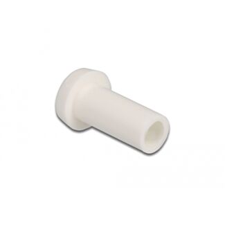 DeLOCK Cappuccio antipolvere in fibra ottica per connettore con puntale da 2,50 mm 10 pezzi bianco