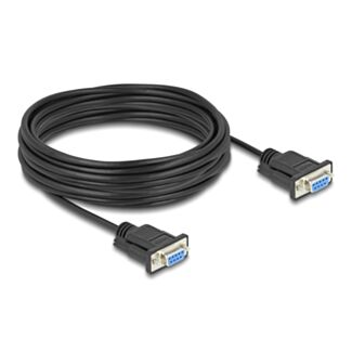 DeLOCK Cavo seriale RS-232 D-Sub9 femmina per femmina 10 m