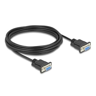 DeLOCK Cavo seriale RS-232 D-Sub9 femmina per femmina 5 m