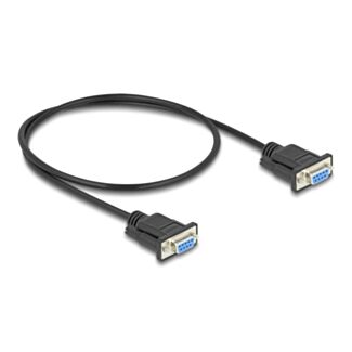 DeLOCK Cavo seriale RS-232 D-Sub9 femmina per femmina 0,5 m