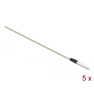 DeLOCK Stick di pulizia a fibra ottica per connettori con puntale da 2,50 mm 5 pezzi