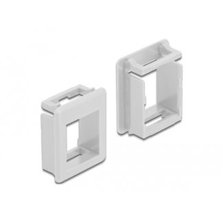 DeLOCK Keystone Holder for cases 4 pieces white