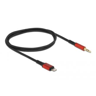 DeLOCK Cavo audio a 8 pin Lightning maschio per Stereo jack maschio da 3,5 mm a 3 pin da 0,5 m