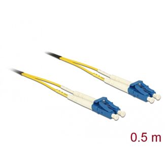 DeLOCK Cavo in fibra ottica LC > LC Singlemode OS2 0,5 m