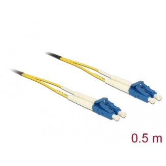 DeLOCK Cable Optical Fibre LC > LC Singlemode OS2 0.5 m