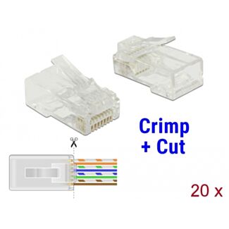 DeLOCK 86453 cavo di collegamento RJ-45 Trasparente