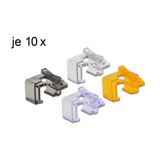 DeLOCK 86422 fermacavo Multicolore 40 pz