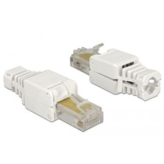 DeLOCK 86415 cavo di collegamento RJ-45 Bianco