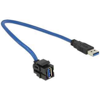 DeLOCK 86375 USB cable USB 3.2 Gen 1 (3.1 Gen 1) 0.5 m USB A Blue
