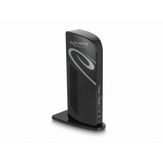 DeLOCK USB Docking Station Dual DisplayPort 4K / USB 3.2 / LAN / Audio (Displaylink)
