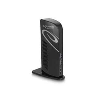 DeLOCK Docking Station USB Dual DisplayPort 4K / USB 3.2 / LAN / Audio (Displaylink)