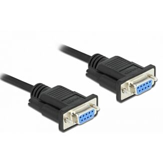 DeLOCK 87525 cavo seriale Nero 10 m DB-9