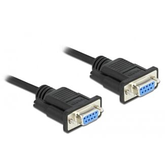 DeLOCK 87516 cavo seriale Nero 5 m DB-9