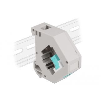 DeLOCK Adattatore guida DIN con Keystone SC Simplex femmina per SC Simplex femmina