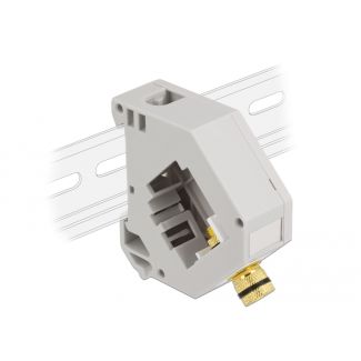 DeLOCK Adattatore per guida DIN con morsetto Keystone a morsetto