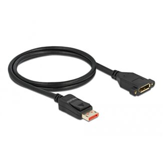 DeLOCK Cavo prolunga DisplayPort di montaggio pannello 8K 60 Hz 1 m