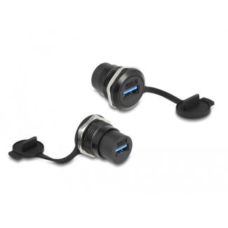 DeLOCK USB 3.2 Gen 1 Type-A built-in connector with protective dust cap