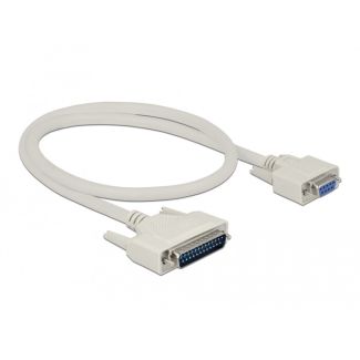 DeLOCK Serial Cable D-Sub 25 male to D-Sub 9 female 0.5 m