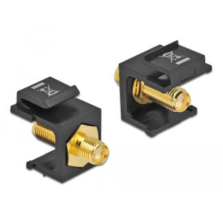 DeLOCK Keystone Module SMA female > SMA female black