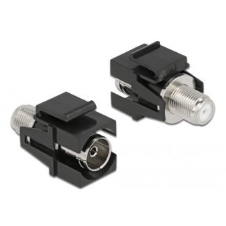 DeLOCK Modulo Keystone IEC femmina > F femmina nero