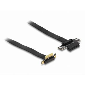 DeLOCK Riser Card PCI Express x1 male 90° angled to x1 slot with cable 60 cm