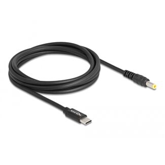 DeLOCK Cavo di ricarica USB Type-C maschio per da 5,5 x 2,5 mm maschio