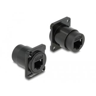 DeLOCK D-Type Module RJ45 Cat.6A female to female