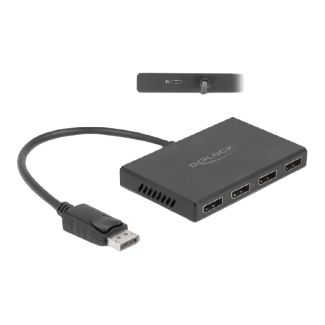 DeLOCK Splitter DisplayPort 1.4 1 x ingresso DisplayPort > 4 x uscita DisplayPort