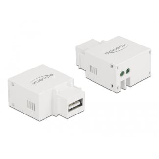 DeLOCK Keystone Module USB Type-A Charging Port 2.1 A white